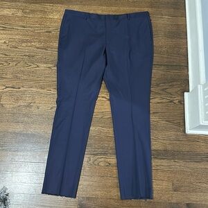 NWOT Blue Men Trim Fit Shop Tech Smart High Performance Timeless Style Pant 46R